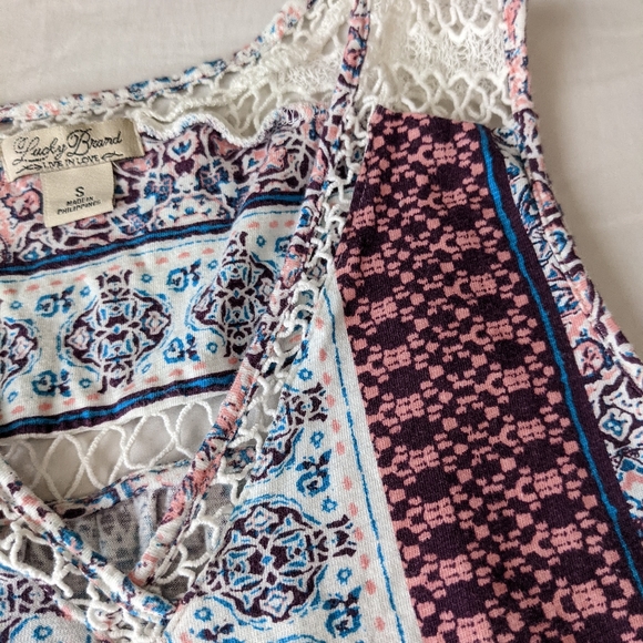 Lucky Brand Sleeveless Boho Top - Picture 3 of 7
